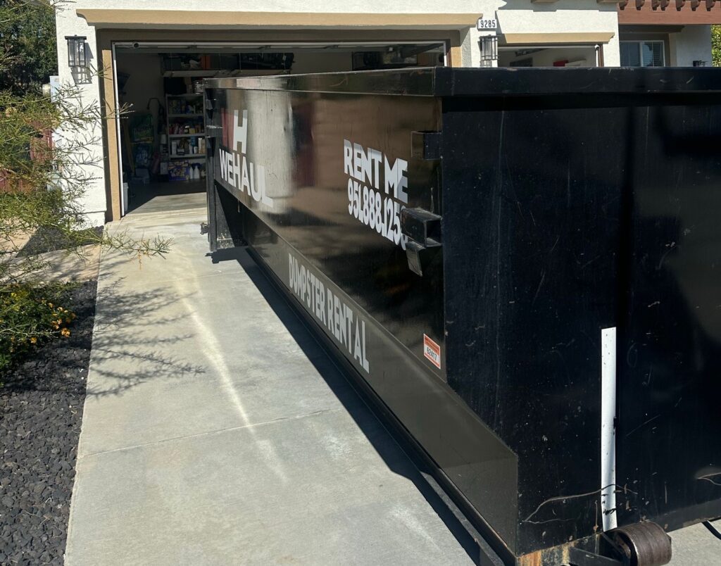 home cleanout dumpster rental